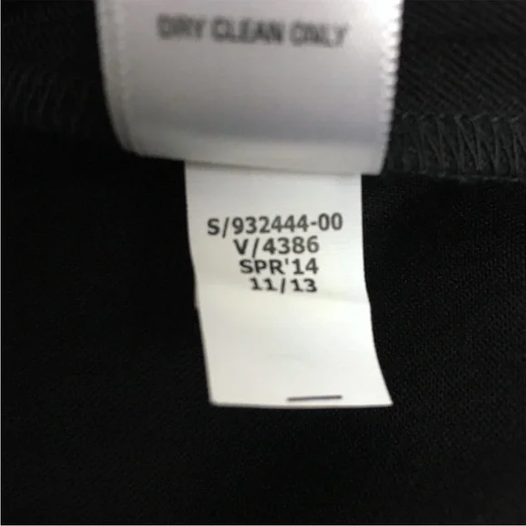 BANANA REPUBLIC Sloan Pencil Skirt Black Sailor Buttons Minimalist Size 8 NWT - Picture 11 of 13